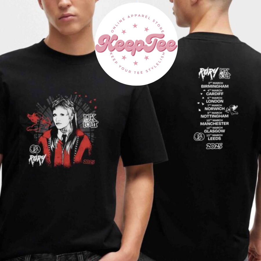 New Rory 2025 Uk Concert 2025 Shirt, Rory 2025 Uk Tour Dates Shirt