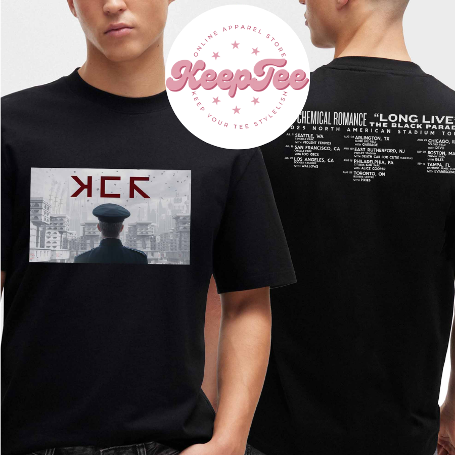New My Chemical Romance Concert 2025 Shirt, My Chemical Romance 2025 North America Tour Long Live The Back Parade Tour Dates Shirt
