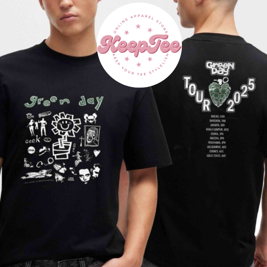 New Green Day Asia Concert 2025 Shirt, Green Day Asia And Australia 2025 Tour Dates Shirt