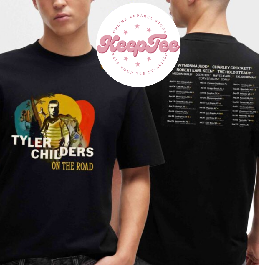 New Tyler Childers On Concert 2025 Shirt, Tyler Childers On The Road 2025 Tour Dates Schedules Shirt
