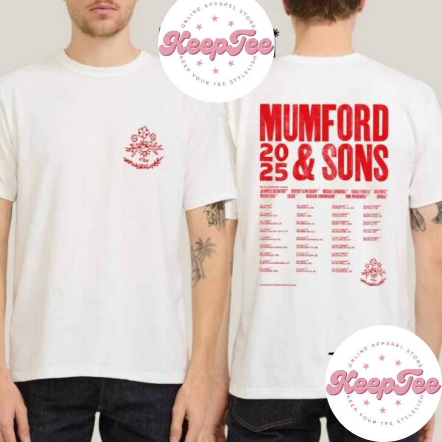 New Mumford And Sons Concert 2025 Shirt, Mumford And Sons North American Tour 2025 Shirt