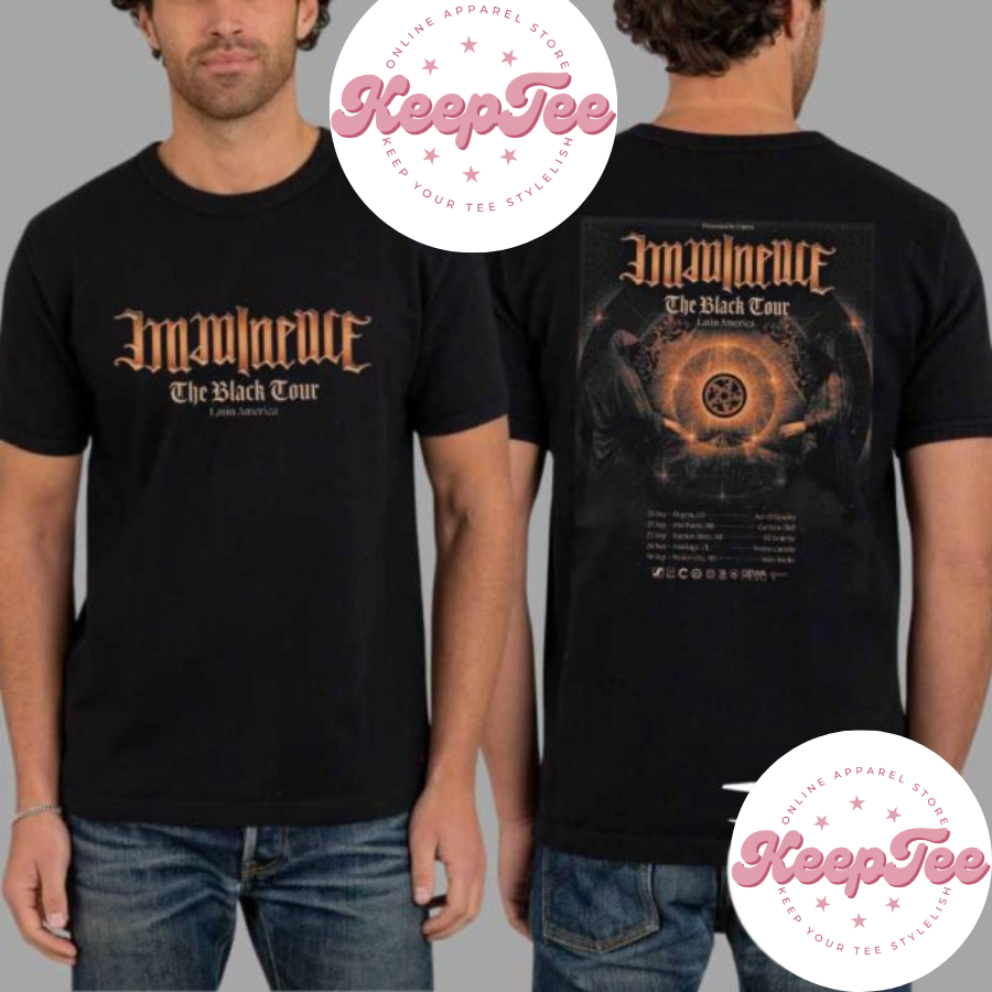 New Imminence The Black Concert 2025 Shirt, Imminence The Black Tour Latin America 2025 Shirt