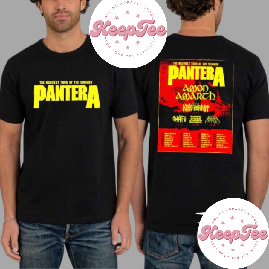 New Pantera The Heaviest Concert 2025 Shirt, Pantera The Heaviest Tour Of The Summer 2025 Shirt