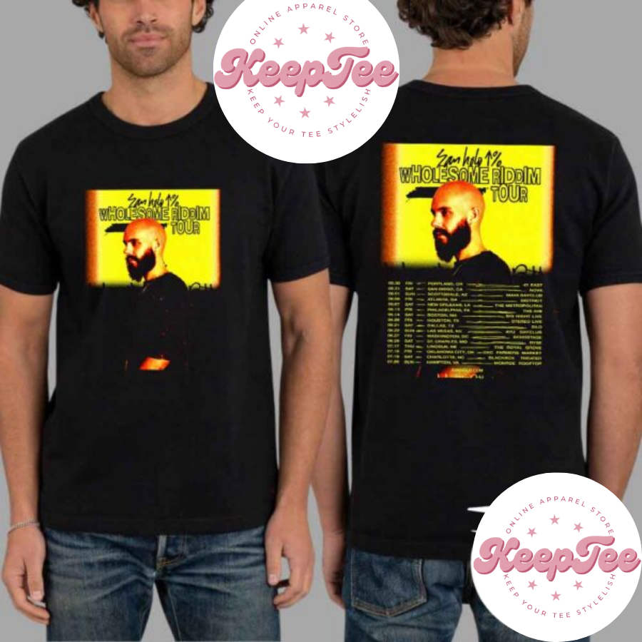 New San Holo Wholesome Concert 2025 Shirt, San Holo Wholesome Riddim Tour Dates 2025 Two Sides Unisex Shirt