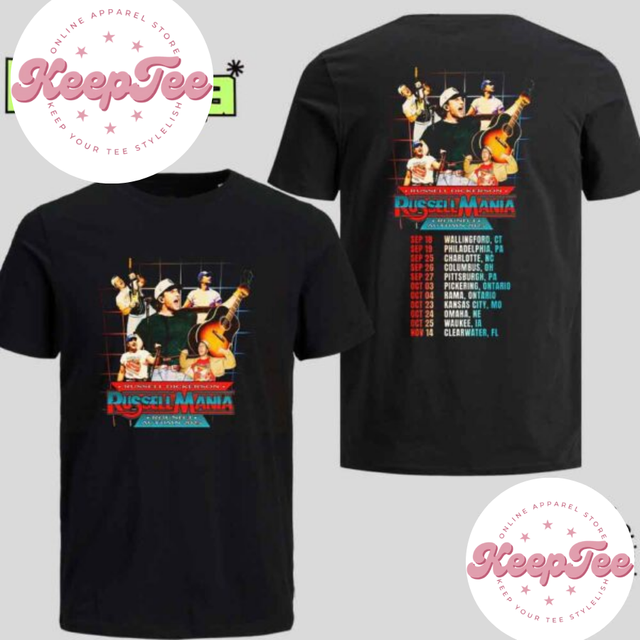 Russell Dickerson Round Concert 2025 Shirt, Russell Dickerson Round 3 Autumn 2025 Dates Shirt
