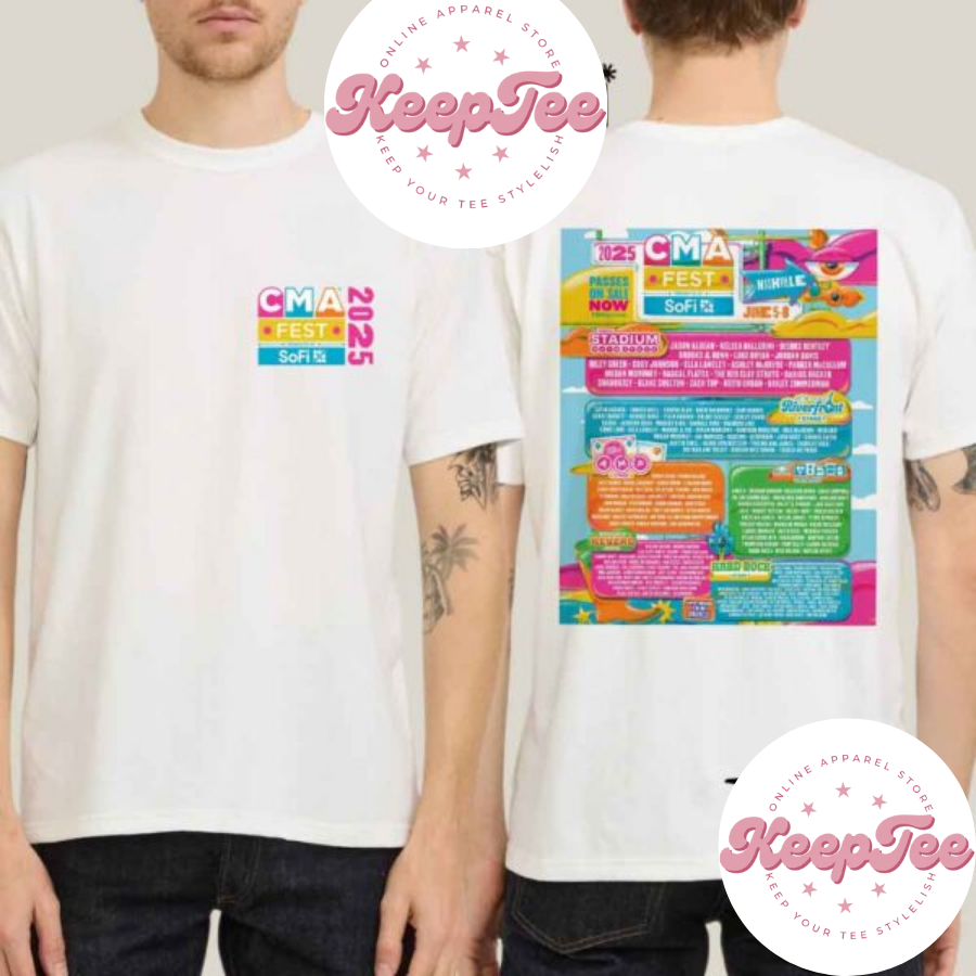 Cma Fest Lineup Concert 2025 Shirt, Cma Fest Lineup 2025 Shirt