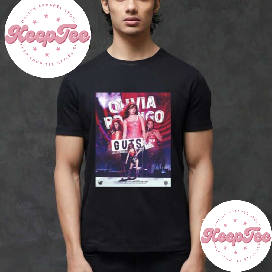 Olivia Rodrigo At Concert 2025 Shirt, Olivia Rodrigo At Lollapalooza Chile 2025 Fan Gifts T-Shirt