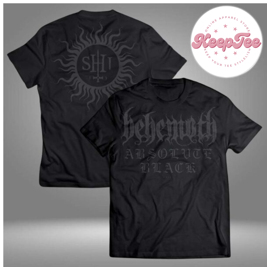 Behemoth Band Tsog Concert 2025 Shirt, Behemoth Band Tsog Absolvte The Shit Ov God New Album Released 2025 Two Side Unisex Shirt
