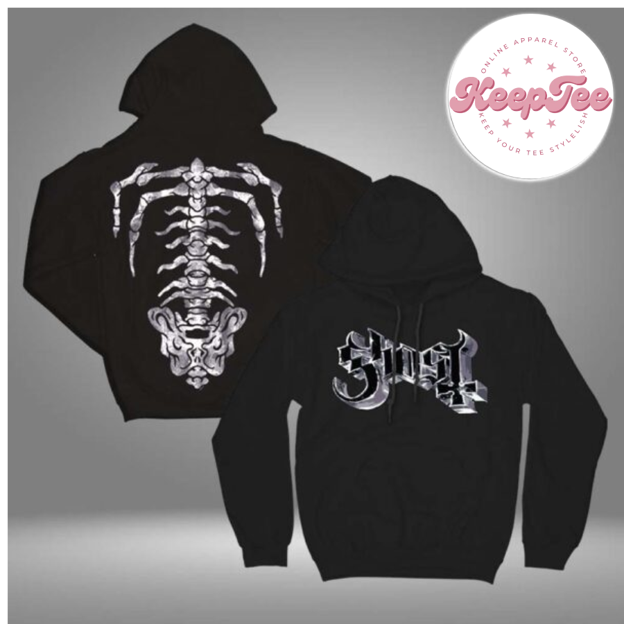Ghost Band Skeleton Concert 2025 Shirt, Ghost Band Skeleton Skeletour 2025 Two Side Hoodie Shirt