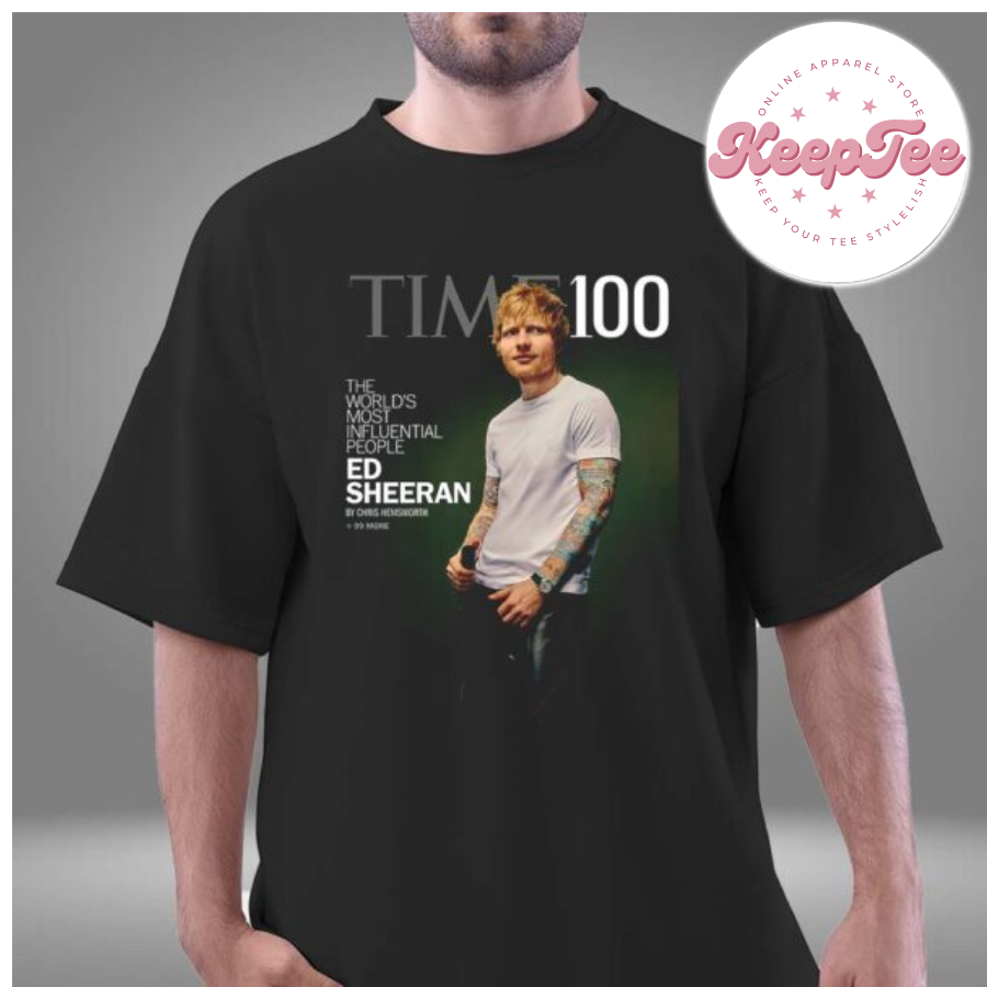 Ed Sheeran X Concert 2025 Shirt, Ed Sheeran X Time 100 Tribute Poster Most Influential People Of 2025 Issue Unisex Shirt