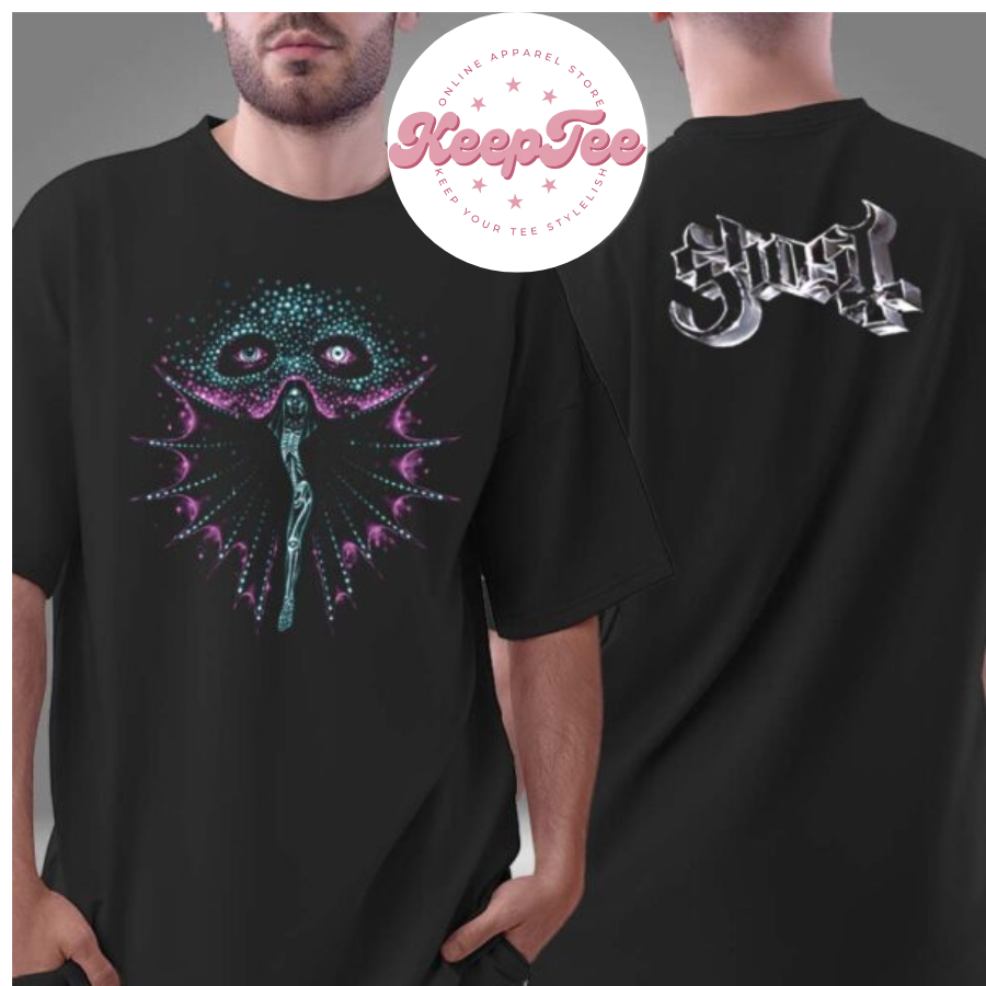 Ghost Band Show Concert 2025 Shirt, Ghost Band Show Ghouls Skeletour 2025 Two Side Unisex Shirt