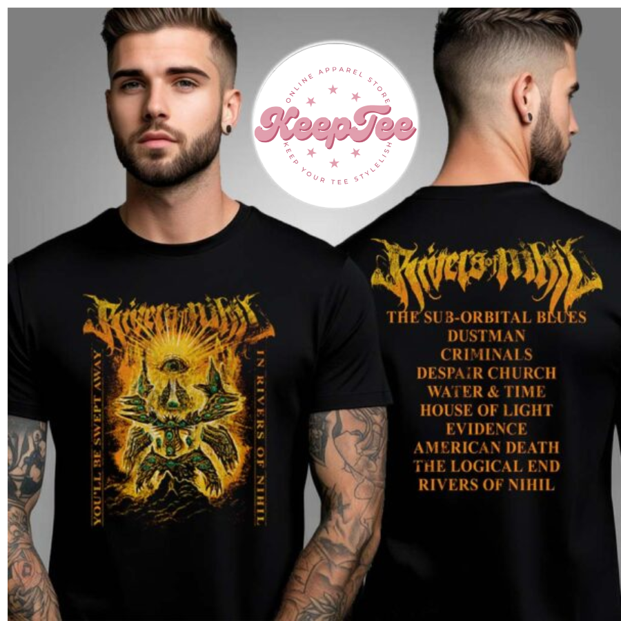 Rivers Of Nihil Concert 2025 Shirt, Rivers Of Nihil Cherubim Tour North America 2025 Two Side Unisex Shirt