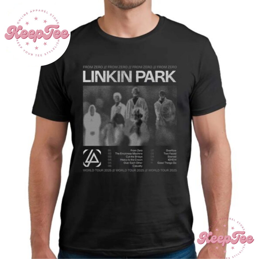 New Linkin Park Song Concert 2025 Shirt, Linkin Park Song List Limited Edition Tee From Zero World Tour 2025 Premium Shirt