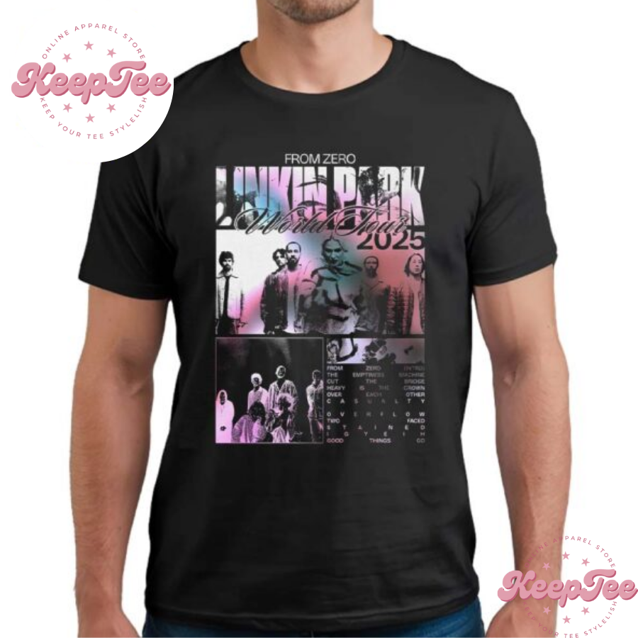 New Linkin Park Box Concert 2025 Shirt, Linkin Park Box Collage Limited Edition Tee From Zero World Tour 2025 Shirt