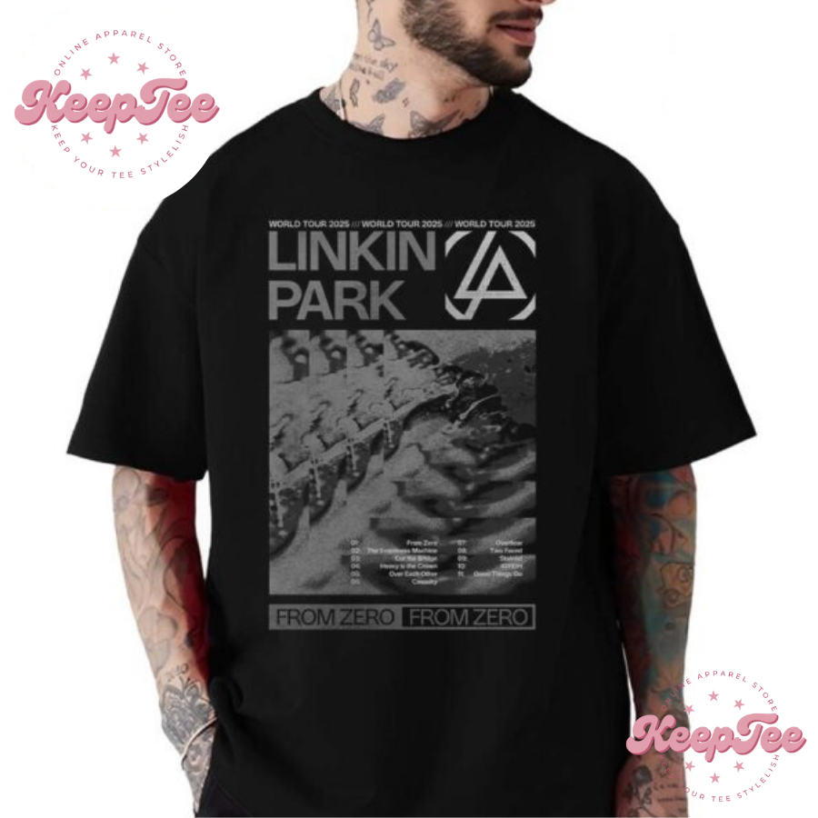 New Linkin Park Listalbum Concert 2025 Shirt, Linkin Park Listalbum Tour Official Tee From Zero World Tour 2025 Vintage T-Shir