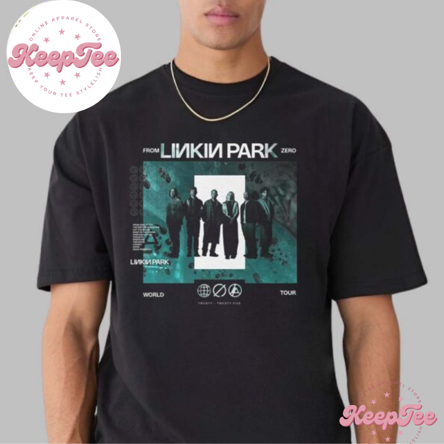 New Linkin Park Merch Concert 2025 Shirt, Linkin Park Merch Tee Photo Band Twenty Twenty-Five From Zero World Tour 2025 Classic Shirt