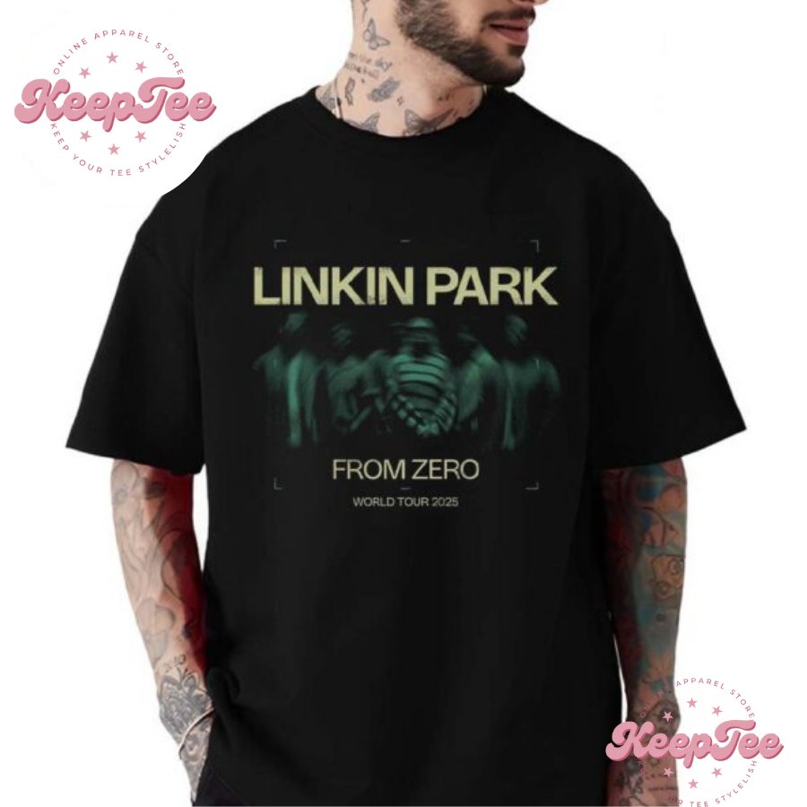 Linkin Park Blurry Concert 2025 Shirt, Linkin Park Blurry Portrait Tour Merch Tee From Zero World Tour 2025 Unisex Shirt