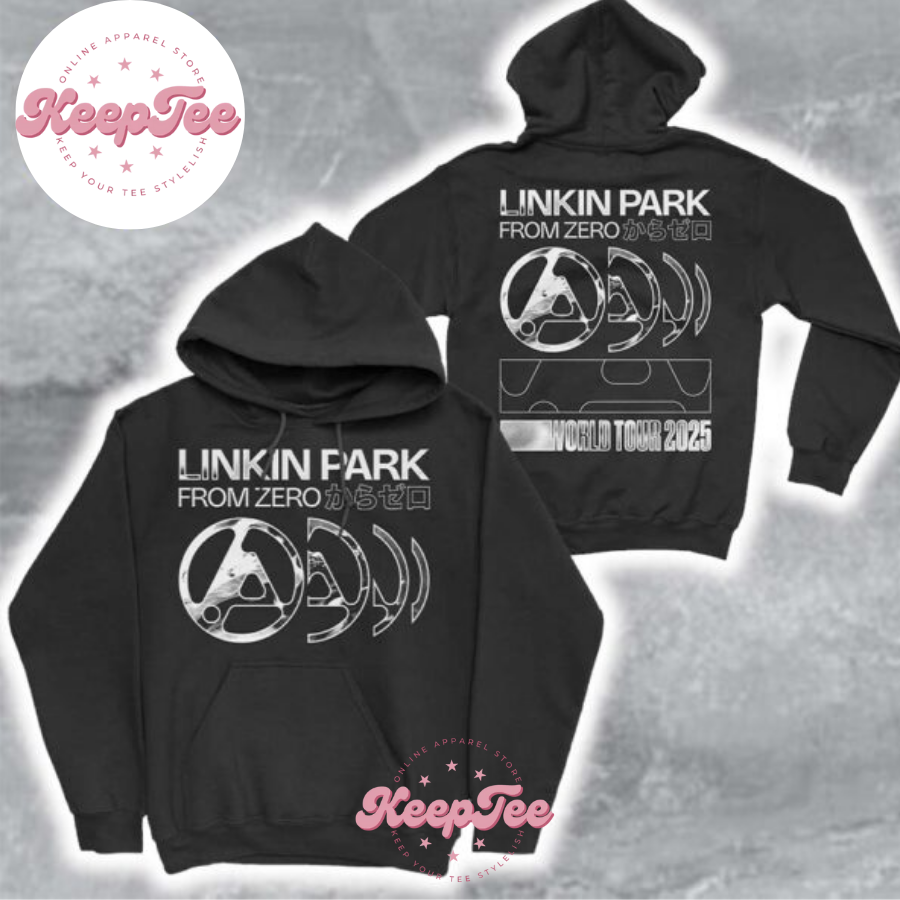 New Linkin Park From Concert 2025 Shirt, Linkin Park From Zero World Tour 2025 Slide Merch Hoodie Unisex Shirt