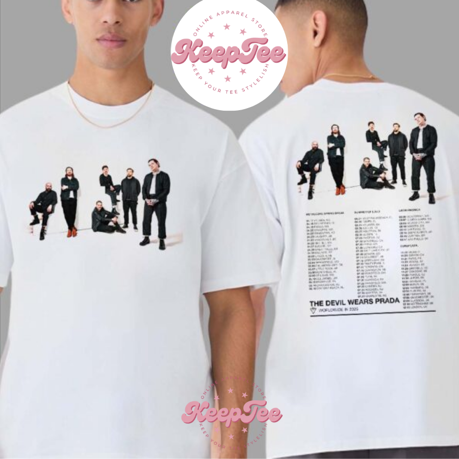 New The Devil Wears Concert 2025 Shirt, The Devil Wears Prada Worldwide In Tour 2025 Full Cities List Kicks Off In Wichita Ks