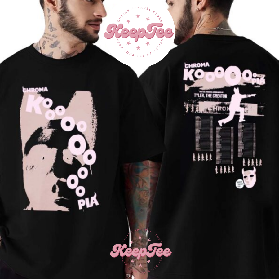 New Tyler The Creator And Lil Yachty Merch Chromakopia The World Tour 2025 A Signature Tour Dates Pink Print Unisex Shirt