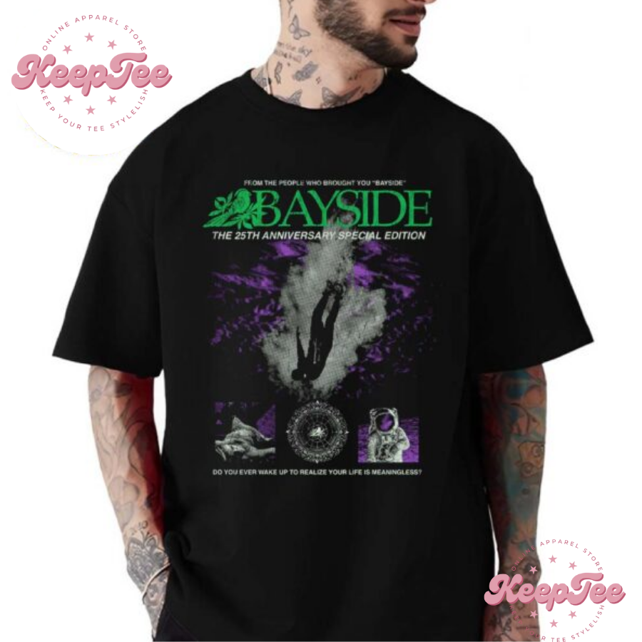 New Bayside 2025 Errors Concert 2025 Shirt, Bayside 2025 Errors Tour Merch The 25Th Anniversary Special Edition Unisex Shirt