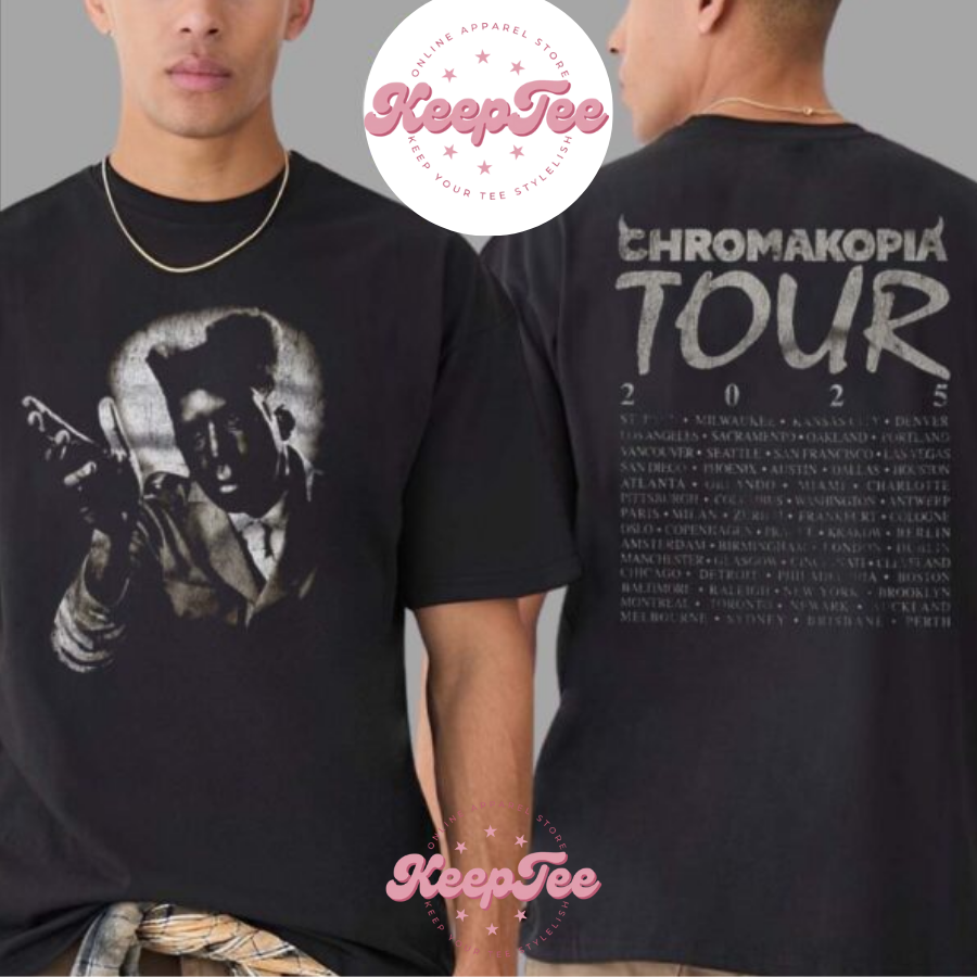 New \Tyler The Creator Merch Chromakopia The World Tour 2025 Dates List With Lil Yachty X Mercadorama Print Shirt