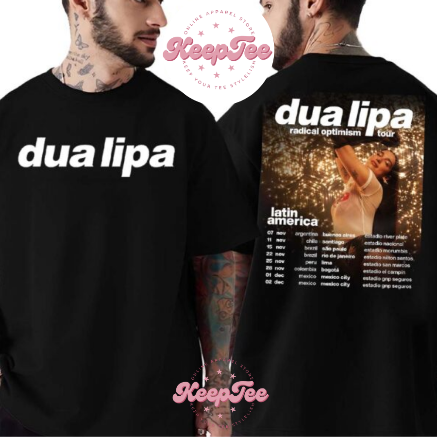 New Dua Lipa Radical Concert 2025 Shirt, Dua Lipa Radical Optimism Latin America Tour 2025 Cities List Kicks Off