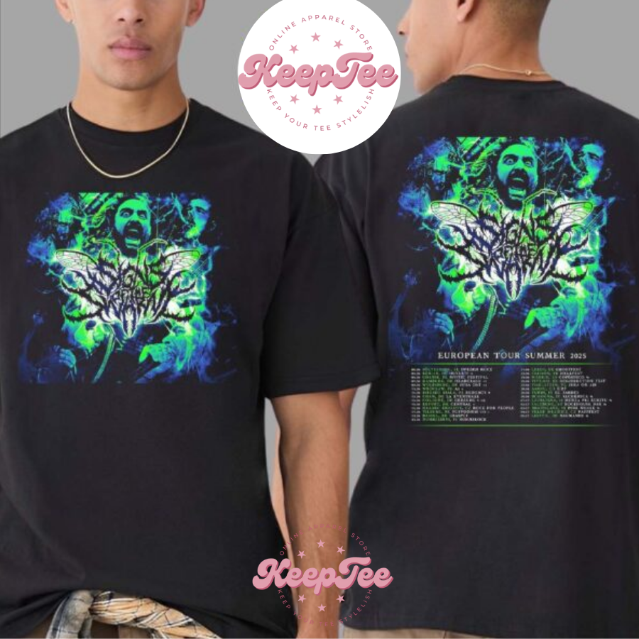 New Signs Of The Concert 2025 Shirt, Signs Of The Swarm European Tour Summer 2025 Dates List Start In Sweden On June 4 2025 Print Shirt