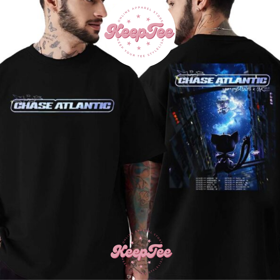 Chase Atlantic Lost Concert 2025 Shirt, Chase Atlantic Lost In Europe And Uk Tour 2025 Dates List Two Sides Print Unisex Shirt