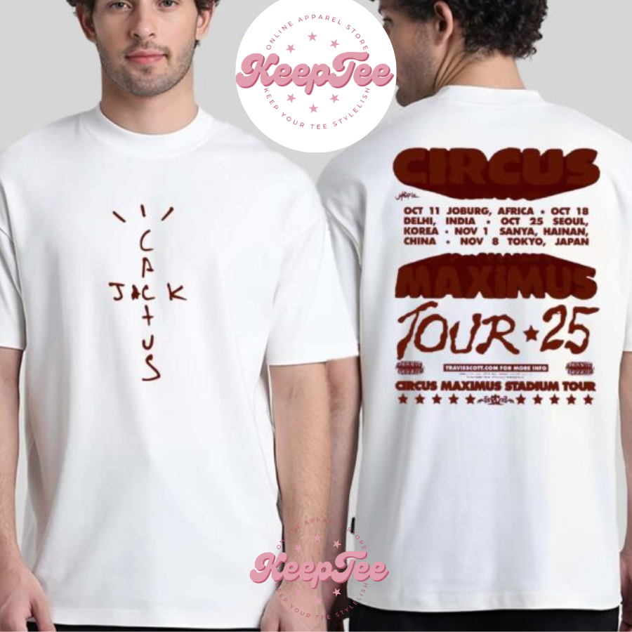 New Travis Scott The Concert 2025 Shirt, Travis Scott The Circus Maximus Stadium Tour 2025 Start