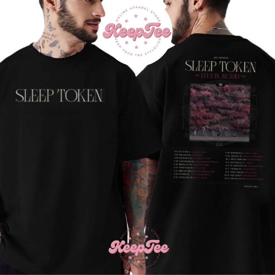Sleep Token The Concert 2025 Shirt, Sleep Token The Even In Arcadia Tour 2025 September And October Dates List Two Sides Print Unisex Shirt