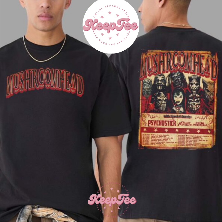 New Mushroomhead Band Tour 2025 With Special Guests Psychostick Black Satellite And Mind Incision Dates List Shirt
