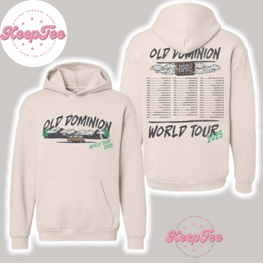 New Old Dominion Band Concert 2025 Shirt, Old Dominion Band Tee How Good Is That World Tour 2025 Hoodie Shirt