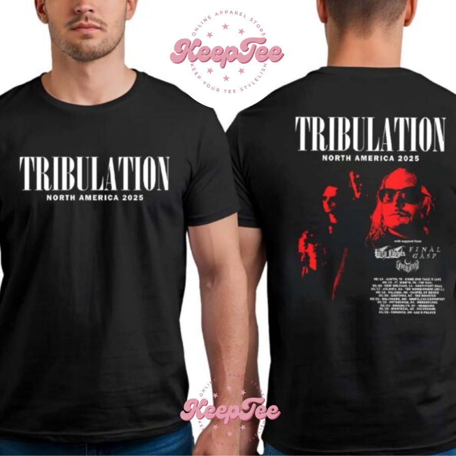 Tribulation Band North Concert 2025 Shirt, Tribulation Band North America Tour 2025 Start