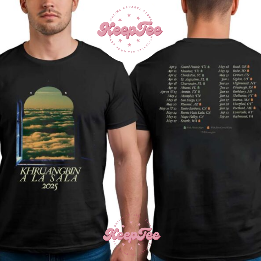 Khruangbin Band A Concert 2025 Shirt, Khruangbin Band A La Sala Tour 2025 Dates List Two Sides Print Unisex Shirt