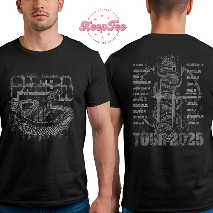 New Pantera European Tour 2025 Which Kicked Off January 21St In Helsinki Two Sides Print Classic T-Shirt