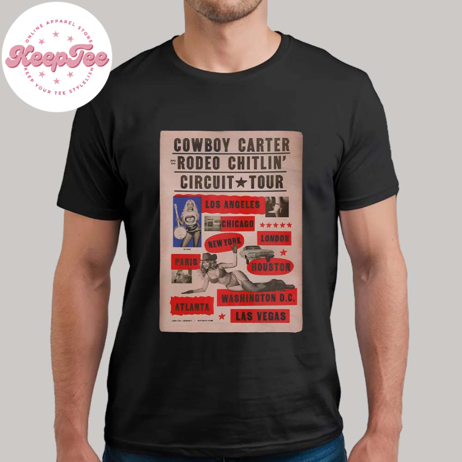 New Beyonce Cowboy Carter Tour 2025 And The Rodeo Chitlin Circuit Tour Unisex T-Shirt