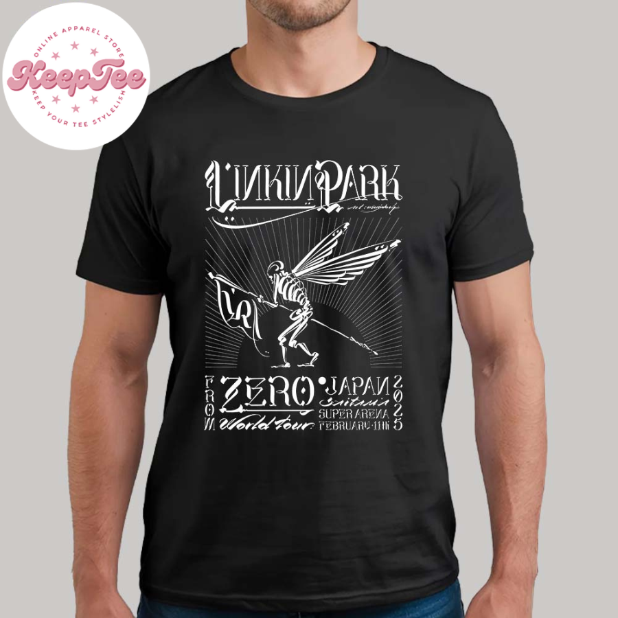 New Linkin Park Poster In Japan At Saitama Super Arena From Zero World Tour 2025 On February 11Th 2025 Vintage T-Shirt