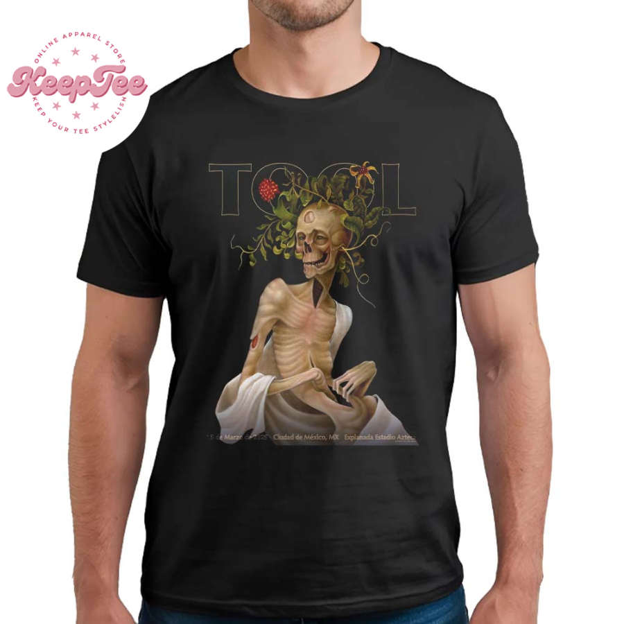 New Tool Band Mexico City Mx Event Poster At Explanada Estadio Azteca On March 15 2025 Unisex T-Shirt