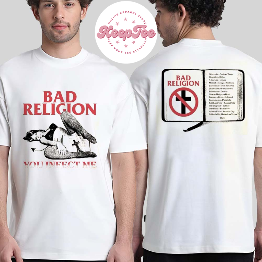 New Bad Religion You Infect Me 2025 Merch Tee Two Sides Print Classic T-Shirt
