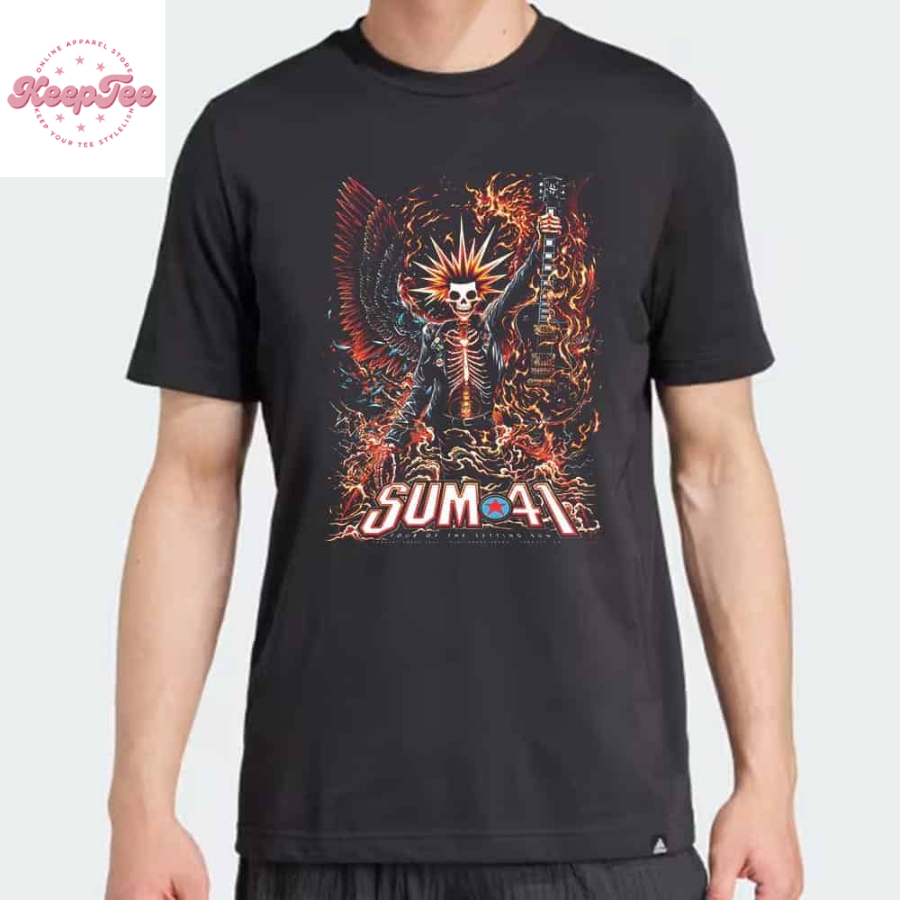 Sum 41 Tour Of The Setting Sum Event Poster At The Scotiabank Arena Toronto 2025 Classic T-Shirt