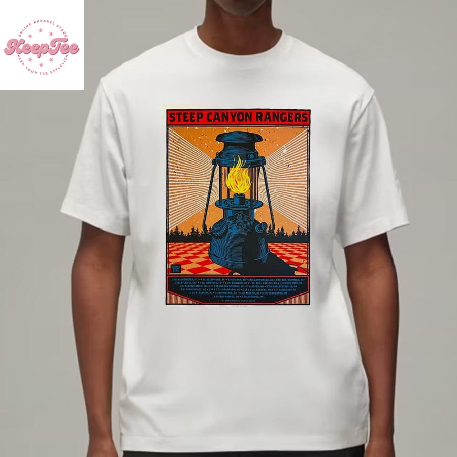 Steep Canyon Rangers Artwork Poster Winter Tour 2025 Dates And Places List Classic T-Shirt