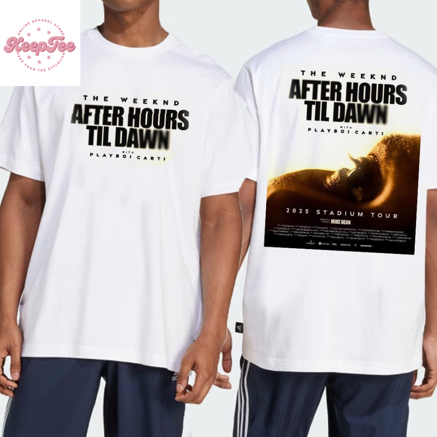 The Weeknd Stadium Tour 2025 Poster After Hours Til Dawn Shirt