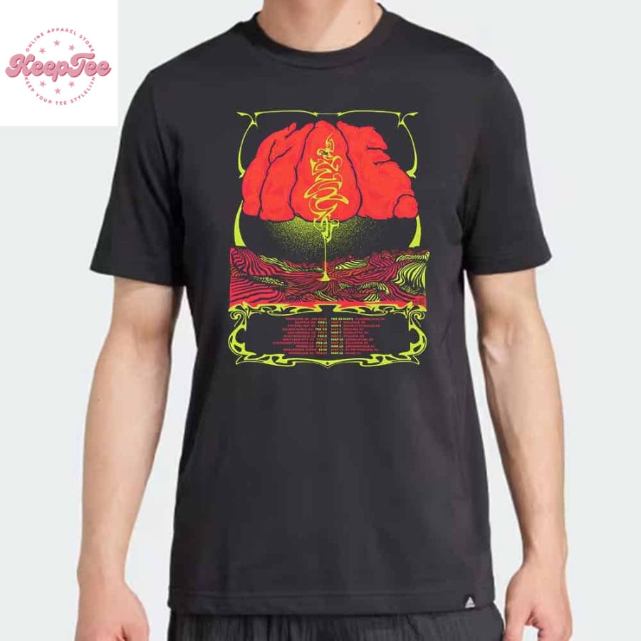 Moe The Band Artwork Poster Dates And Places List Classic T-Shirt