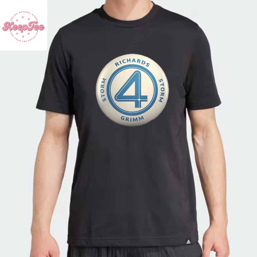 New Logo On Poster For The Fantastic Four First Steps Prepare 4 Lunch In Theaters 2025 Classic T-Shirt