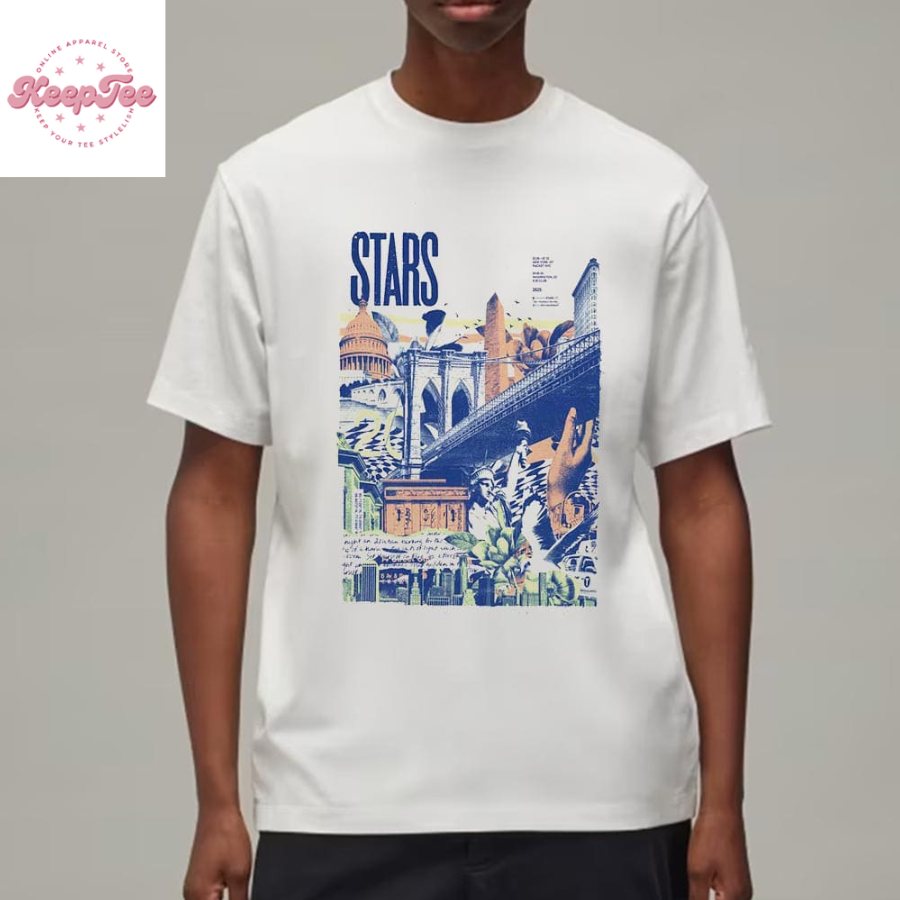 Stars 20Th Anniversary Of Set Yourself On Fire Tour 2025 Poster At New York And Washington Dc On February Classic T-Shit