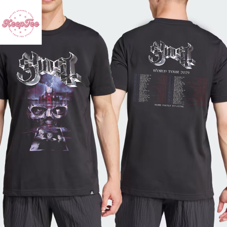 Ghost World Tour 2025 Dates And Places List Lighting Legacy Tee Merchandise T-Shirt