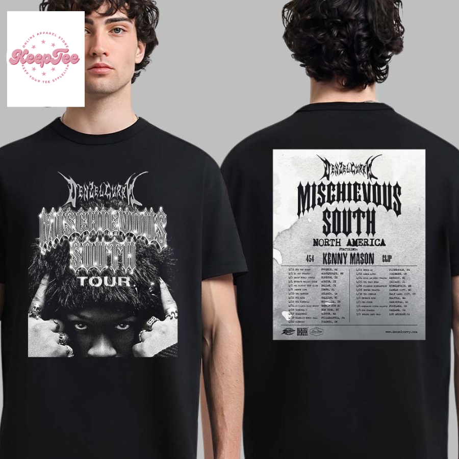 Mischievous South Tour 2025 North America Tour Dates List  T-Shirt