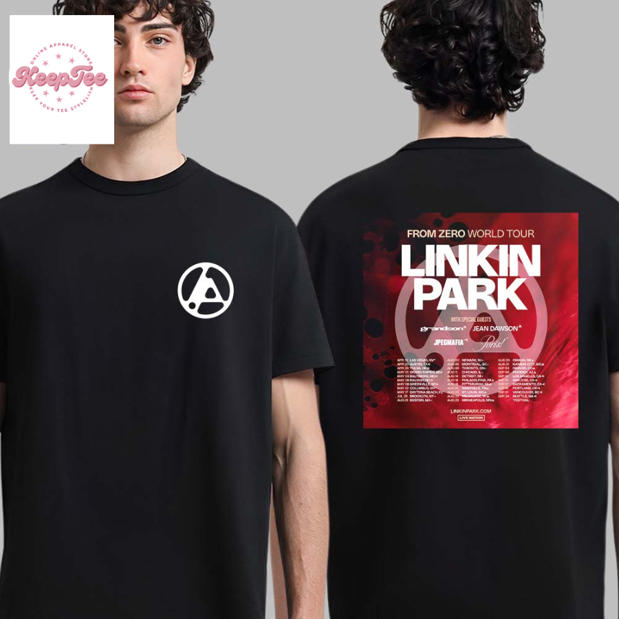 Linkin Park From Zero World Tour 2025 Tour Dates List  T-Shirt
