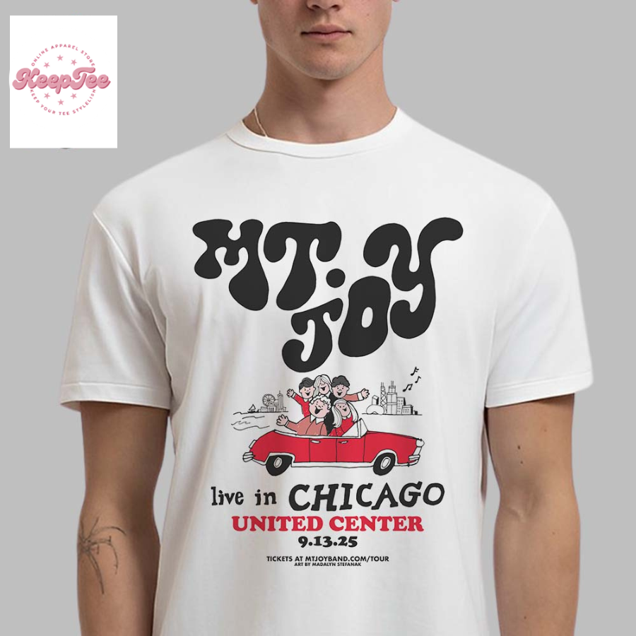 Mt Joy Poster For Show In Chicago Illinois At United Center 2025 Unisex T-Shirt